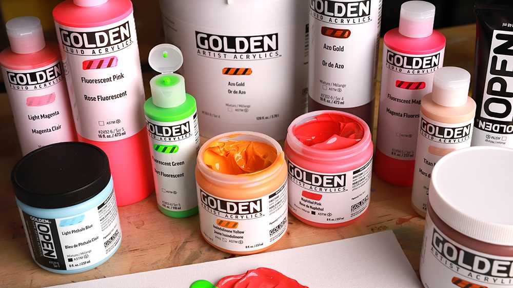 GOLDEN Introduces New Colors to Heavy Body, Fluid, and OPEN Slow-Drying Acrylic Lines